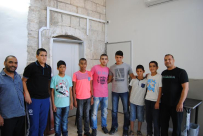 بالصور: فرقة الهدى تستعد للمشاركة في مهرجان الاسراء والمعراج في مدينة الرملة 